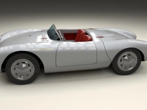 porsche 550 spyder hdri 3D Model
