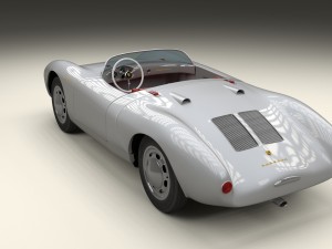 porsche 550 spyder hdri Model 3D