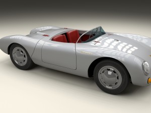 porsche 550 spyder hdri Model 3D