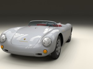 porsche 550 spyder hdri Model 3D