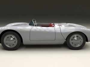 porsche 550 spyder hdri Model 3D