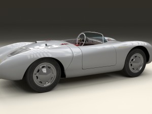 porsche 550 spyder hdri Model 3D