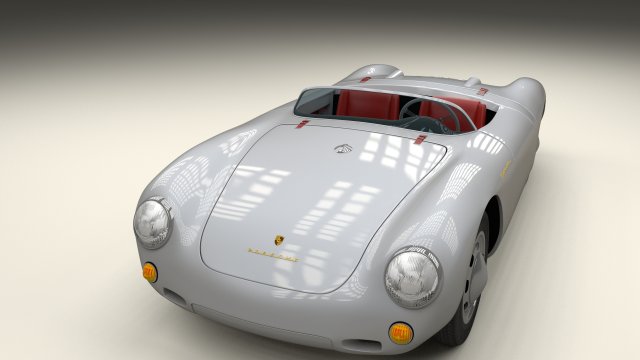 porsche 550 spyder hdri 3D Модель in Спортивные 3DExport