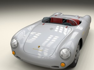 porsche 550 spyder hdri Model 3D