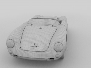 porsche 550 spyder hdri Model 3D
