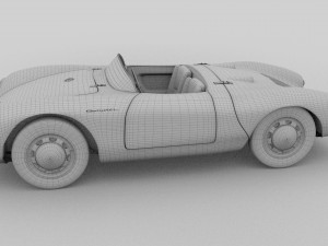 porsche 550 spyder hdri Model 3D
