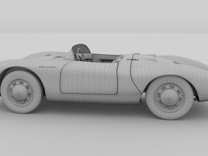 porsche 550 spyder hdri Model 3D