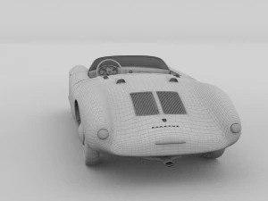 porsche 550 spyder hdri 3D Model