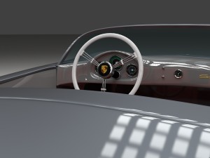 porsche 550 spyder gray hdri 3D Model