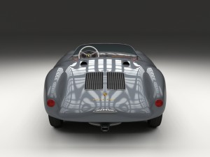 porsche 550 spyder gray hdri 3D Model