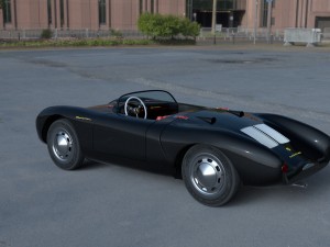 porsche 550 spyder black Modelo 3D