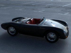 porsche 550 spyder black Modelo 3D