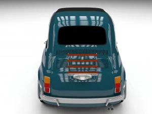 fiat 500l luxe 1968 hdri 3D Model