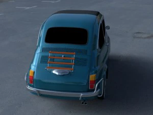 fiat 500l luxe 1968 hdri 3D Model