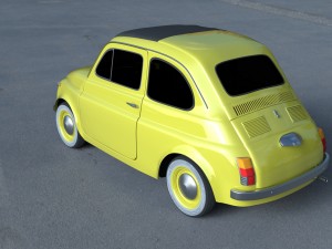 fiat 500d nuova 1960 hdri 3D Model
