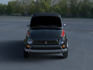 fiat 500 nuova sport 1958 hdri 3D Model