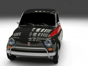 fiat 500 nuova sport 1958 hdri 3D Model