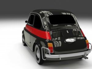 fiat 500 nuova sport 1958 hdri 3D Model