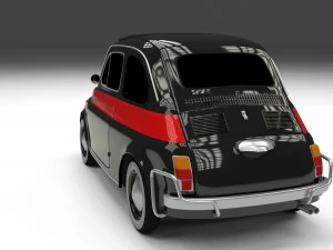 fiat 500 nuova sport 1958 hdri 3D Model