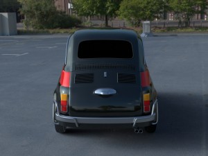 fiat 500 nuova sport 1958 hdri 3D Model