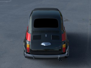 fiat 500 nuova sport 1958 hdri 3D Model