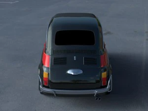 fiat 500 nuova sport 1958 hdri 3D Model