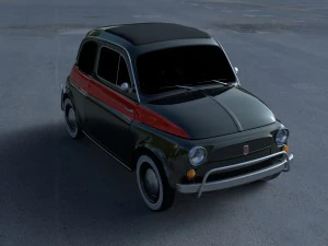 fiat 500 nuova sport 1958 hdri 3D Model