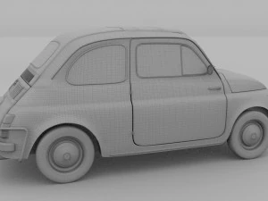 fiat 500 nuova sport 1958 hdri 3D Model