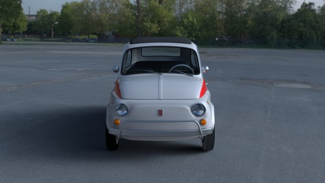 fiat 500 nuova sport 1958 with interior hdri 3d mo Modèle 3D .c4d .max .obj .3ds .fbx .stl .blend 