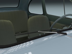 fiat 500 nuova 1957 with interior hdri Modelo 3D