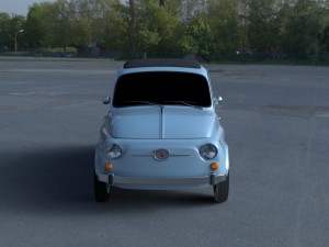 fiat 500 nuova 1957 hdri 3D Model