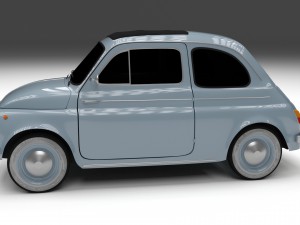 fiat 500 nuova 1957 hdri 3D Model