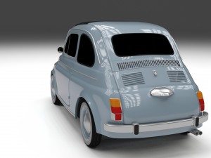 fiat 500 nuova 1957 hdri 3D Model