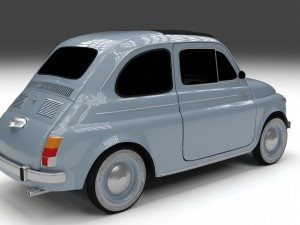 fiat 500 nuova 1957 hdri 3D Model