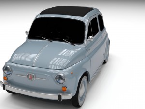 fiat 500 nuova 1957 hdri 3D Model