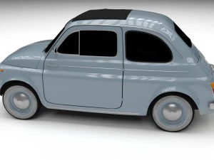 fiat 500 nuova 1957 hdri 3D Model