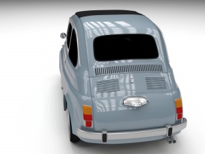 fiat 500 nuova 1957 hdri 3D Model