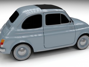 fiat 500 nuova 1957 hdri 3D Model