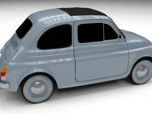 fiat 500 nuova 1957 hdri 3D Model