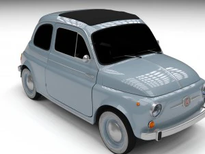 fiat 500 nuova 1957 hdri 3D Model