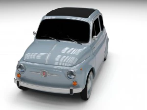 fiat 500 nuova 1957 hdri 3D Model
