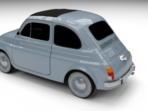 fiat 500 nuova 1957 hdri 3D Model
