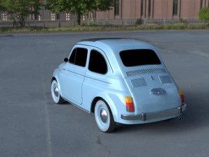 fiat 500 nuova 1957 hdri 3D Model