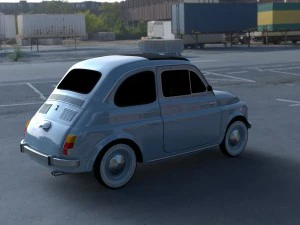 fiat 500 nuova 1957 hdri 3D Model