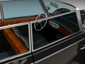 mercedes 770k staff car hdri 3D Model