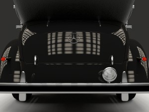 mercedes 770k staff car hdri 3D Model