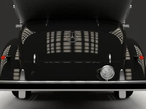 mercedes 770k staff car hdri 3D Model