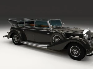 mercedes 770k staff car hdri 3D Model