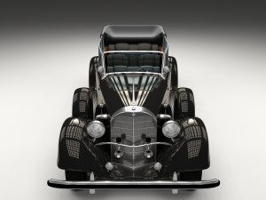 mercedes 770k staff car hdri 3D Model