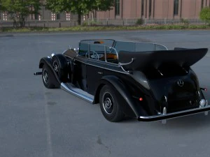 mercedes 770k staff car hdri 3D Model